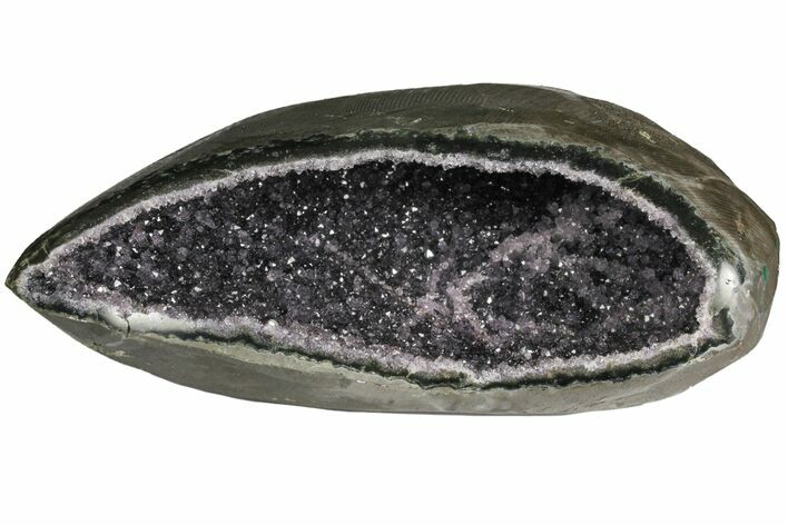 Wide, Purple Amethyst Geode - Uruguay #135351